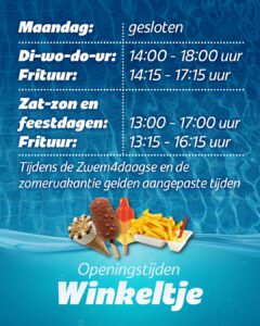 winkeltje openingstijden